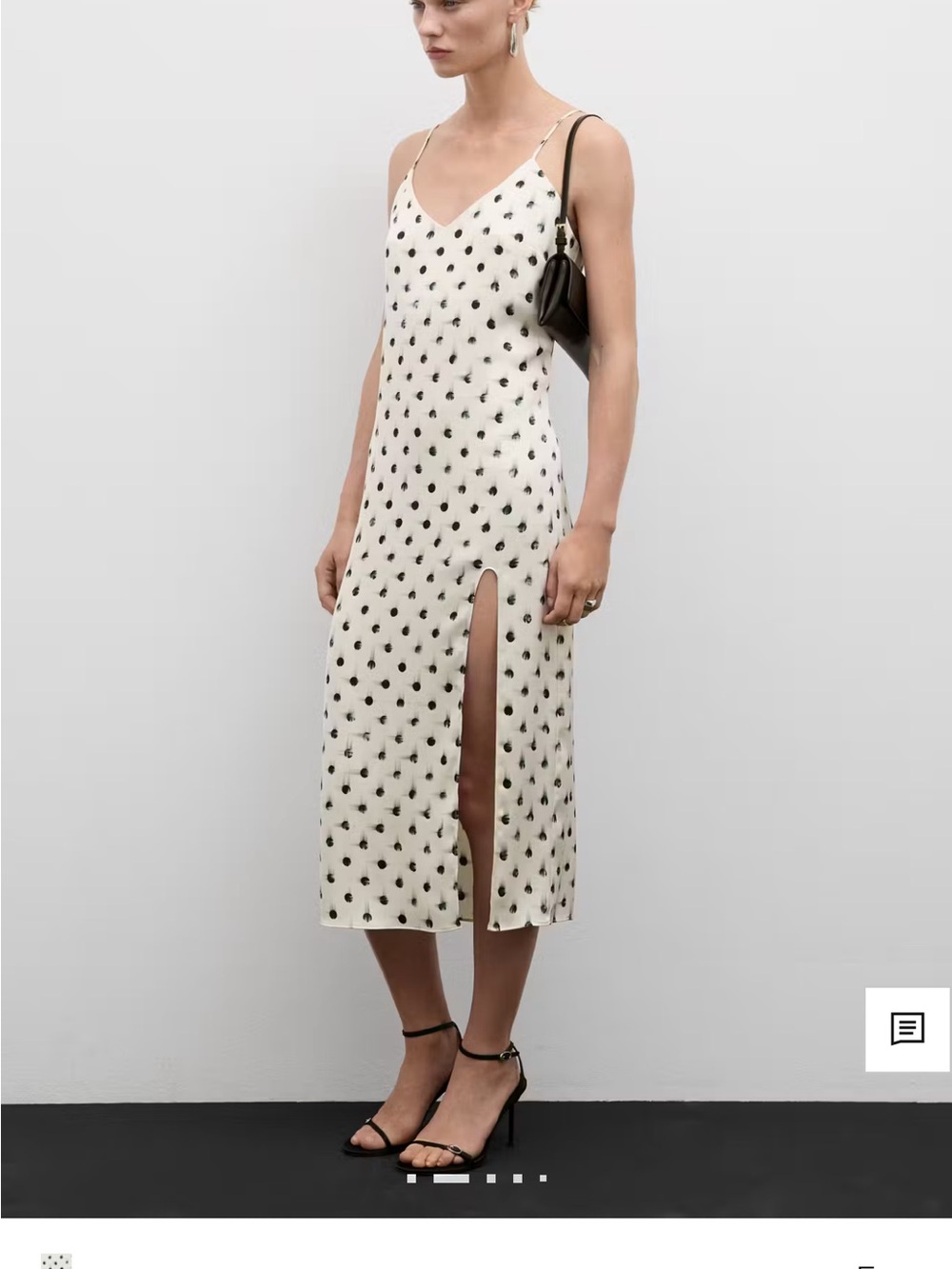 MANGO PRINTED CUT-OUT DETAIL DRESS - Picture 2 of 8